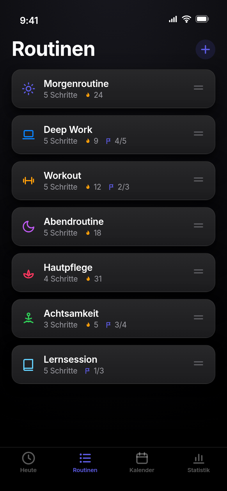 Ruhig bei Tag und Nacht.