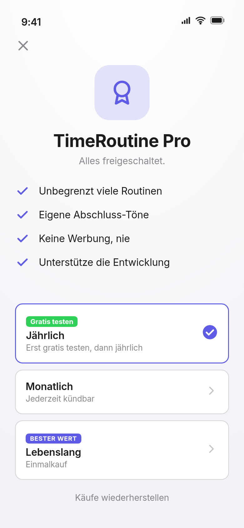 Pro 7 Tage gratis testen.
