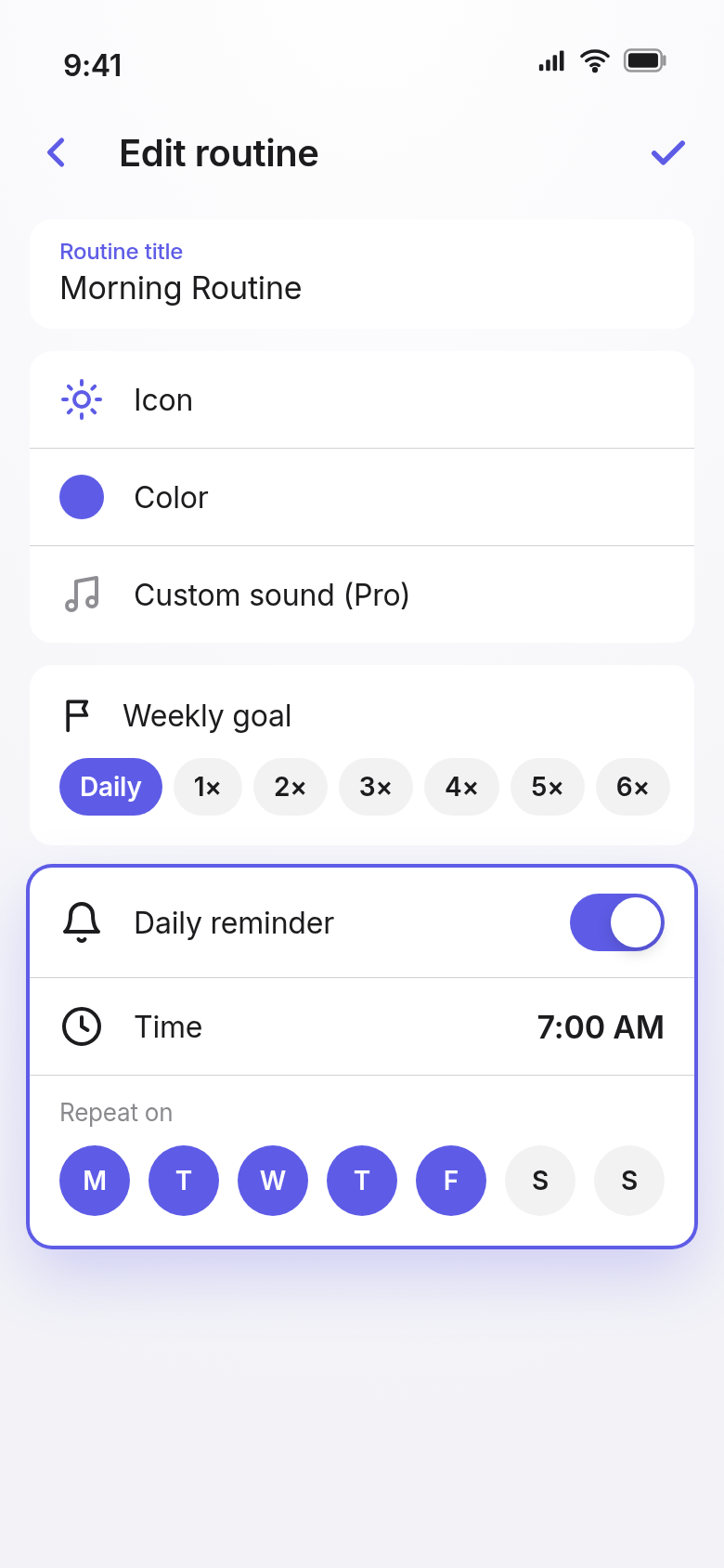 Reminders, right on time.